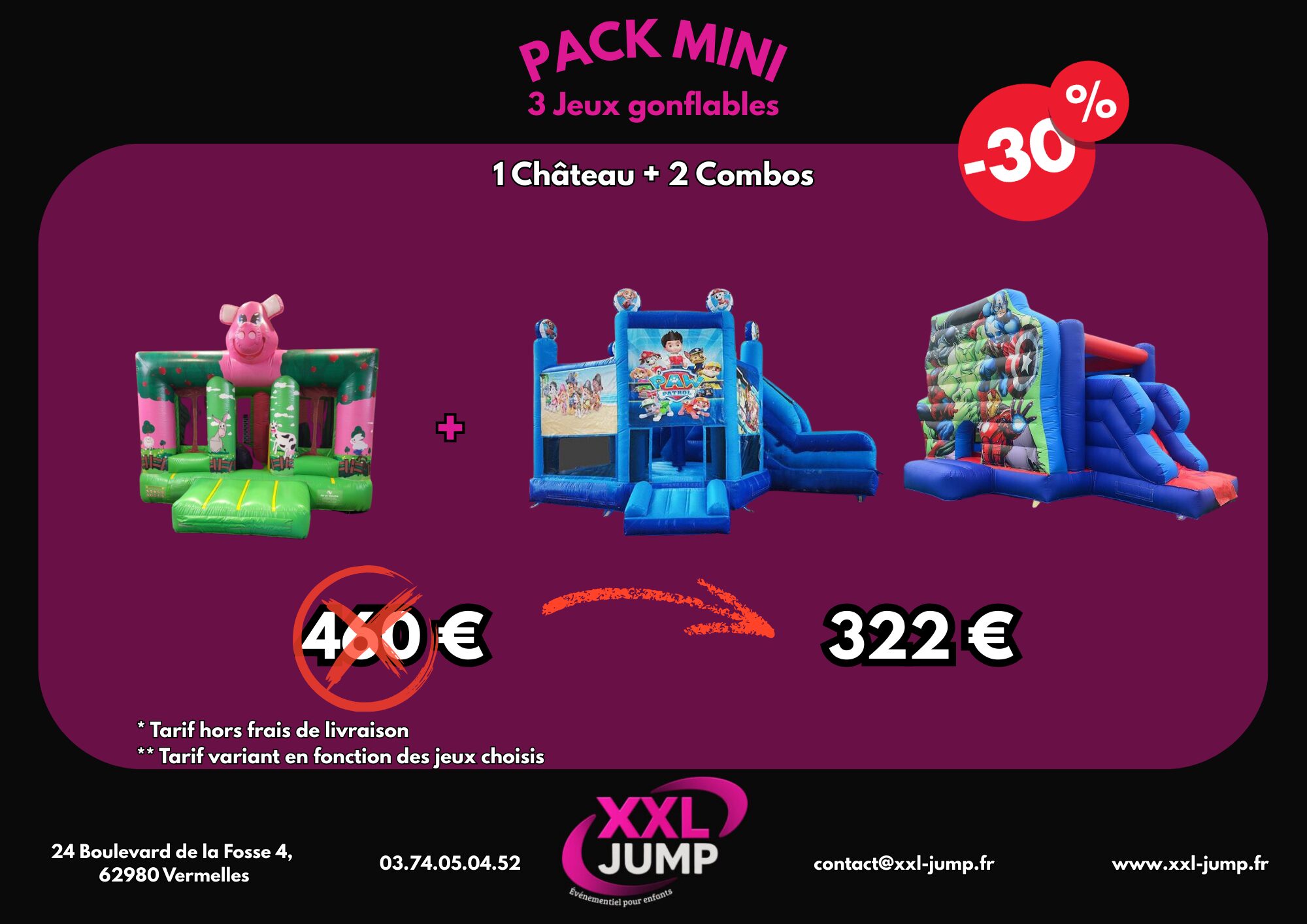 1.Pack Mini (3 Jeux)