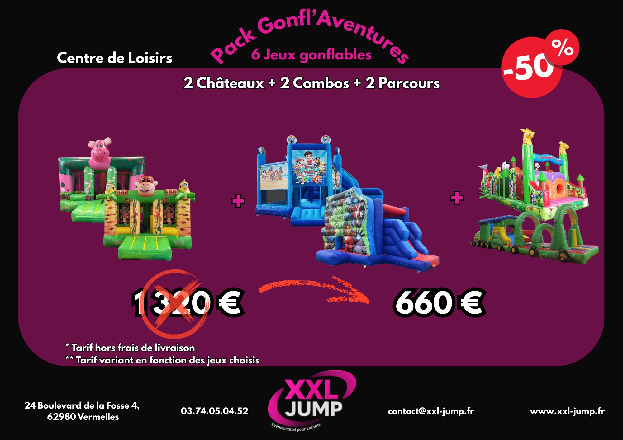3. Pack Gonf'Aventures (6 Jeux)