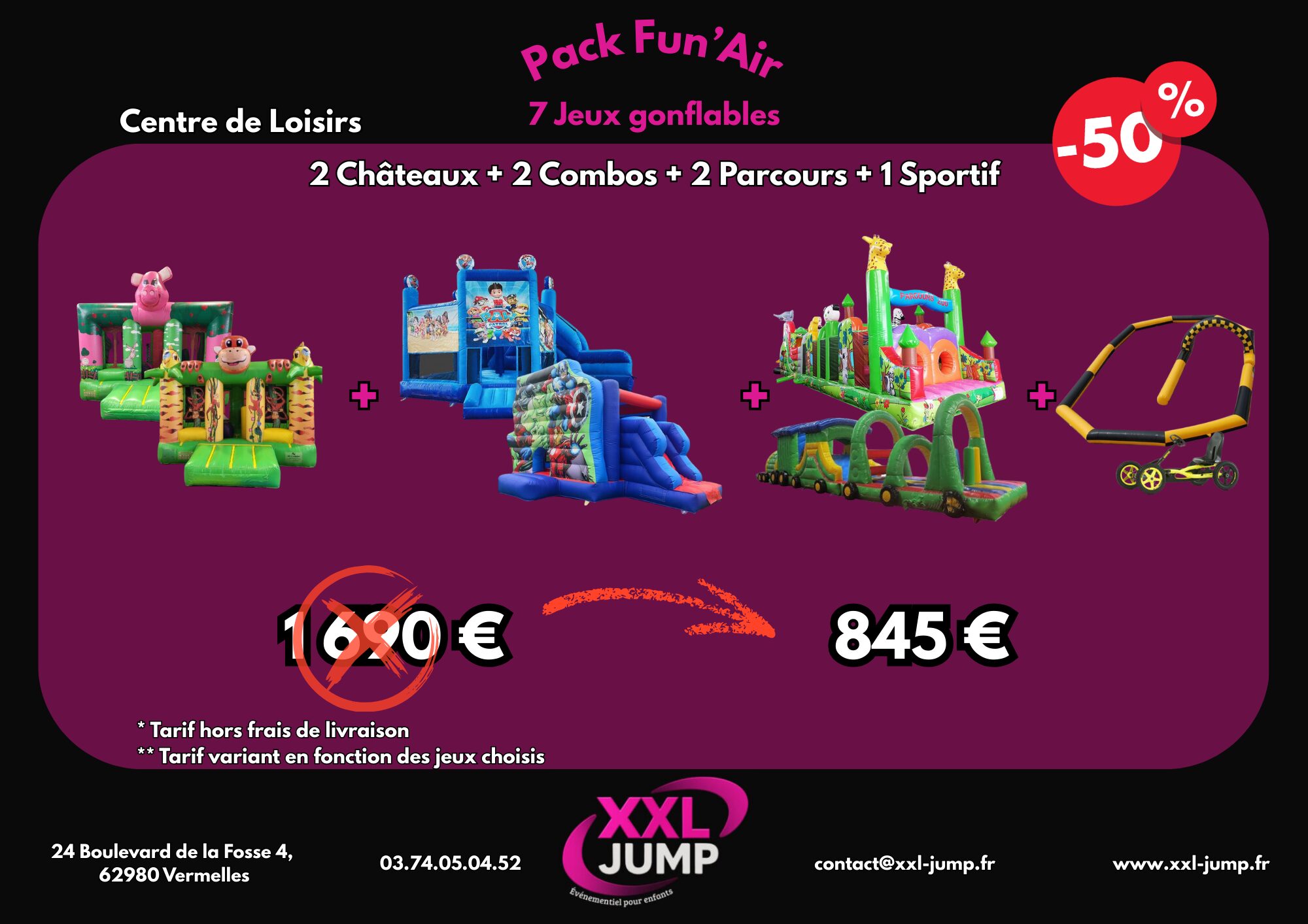 4. Pack Fun'Air (7 Jeux)