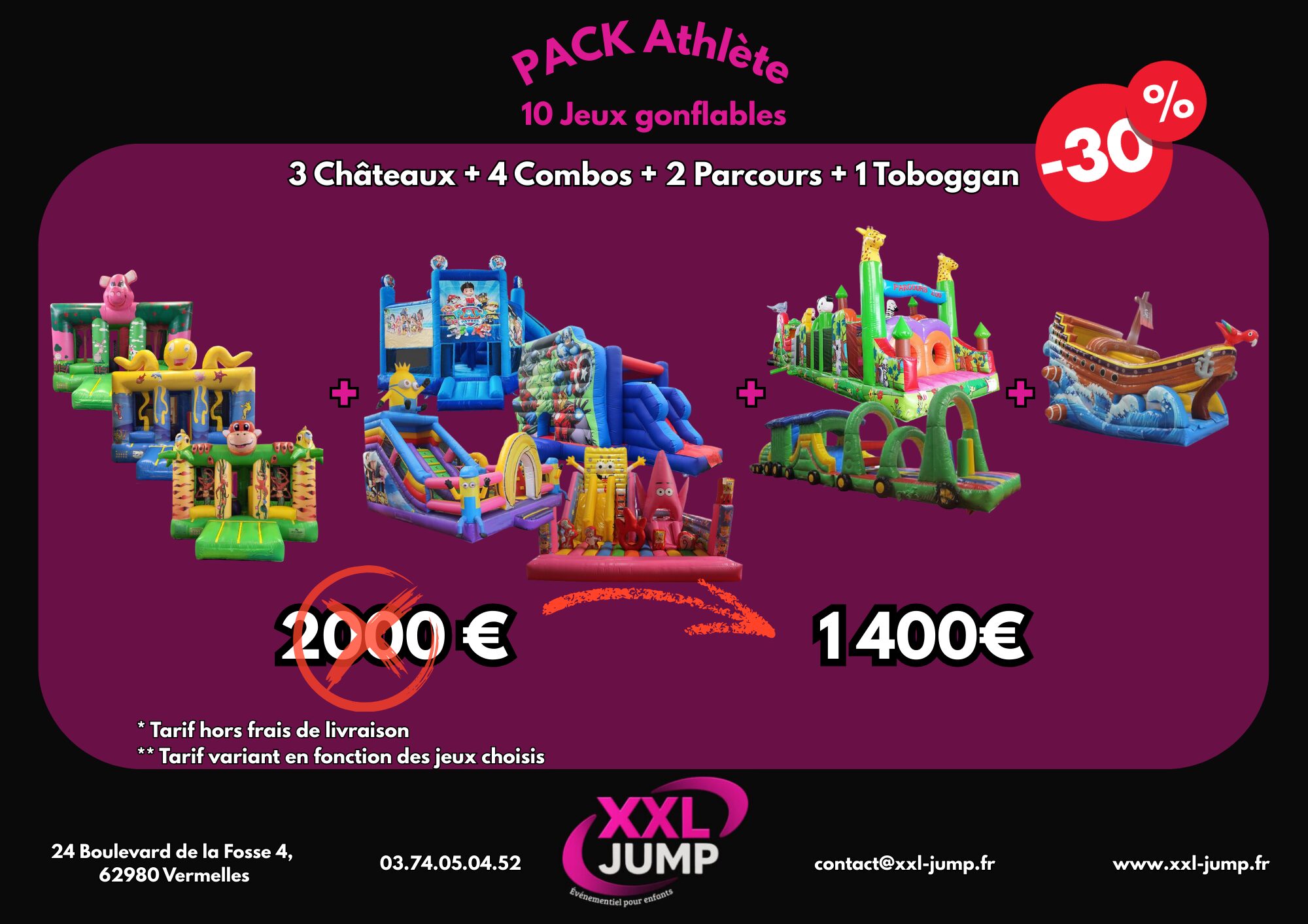 4. Pack Athlète (10 jeux)